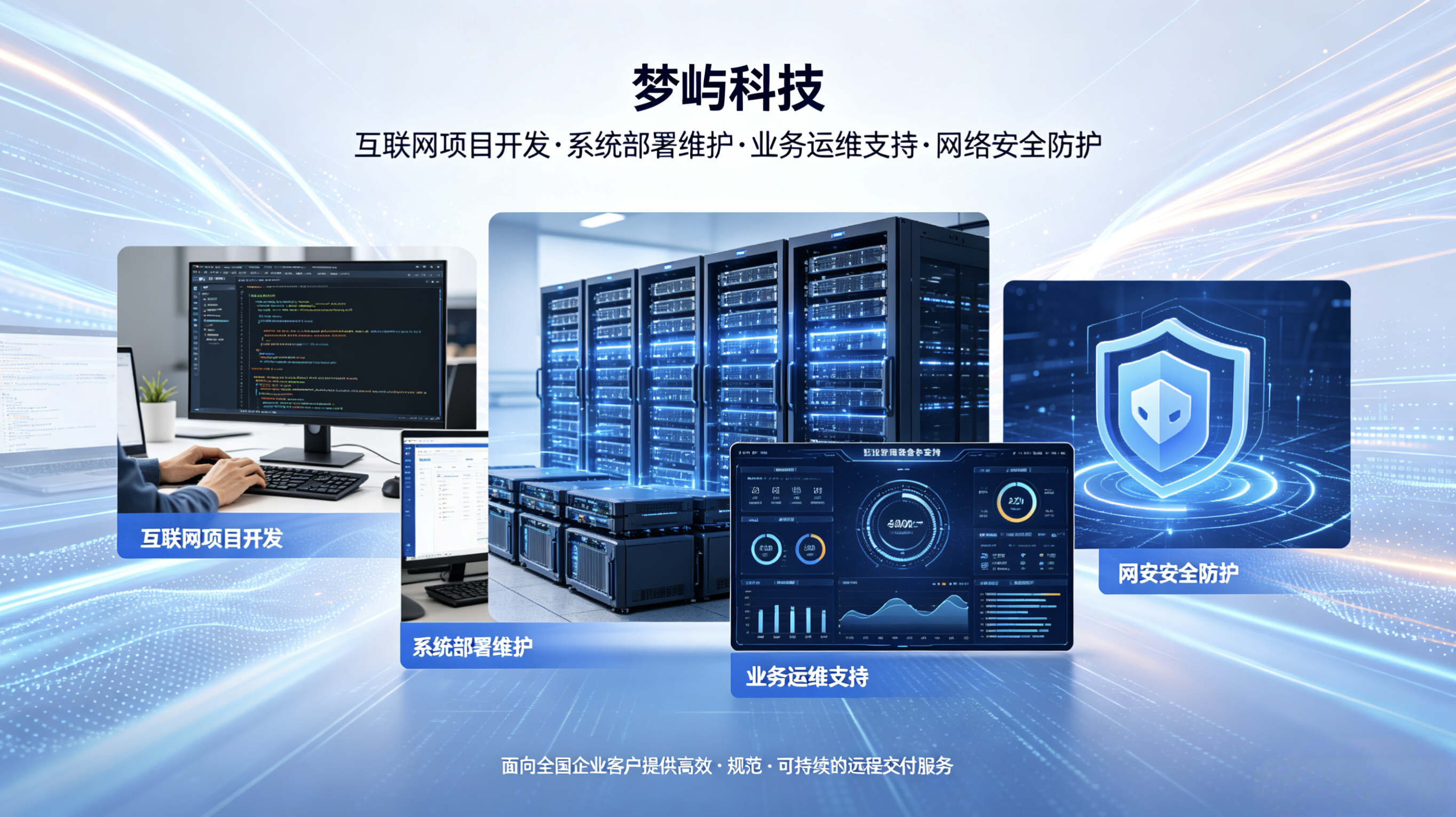 网站托管与运维展示图